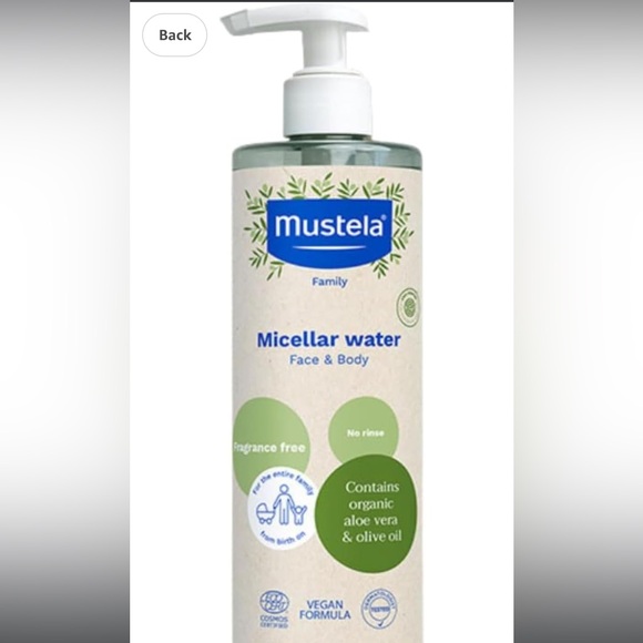 2x NEW Mustela Certified Organic Micellar Water No-Rinse Natural Water Cleanser - Picture 8 of 9
